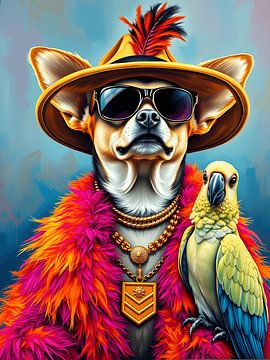 Chihuahua by Jolique Arte