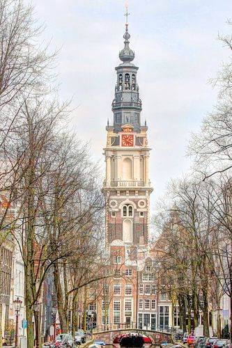 Zuiderkerk en Groenburgwal Amsterdam