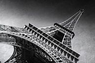 Parijs, Eiffeltoren, Frankrijk/ zwart-wit van Lorena Cirstea thumbnail