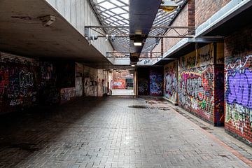 Newcastle, graffiti van Frank Hendriks