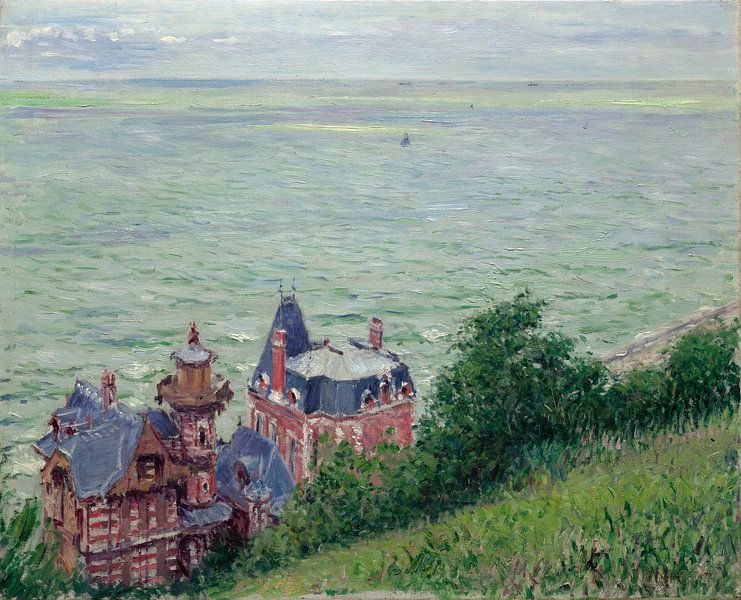 Villas at Trouville, Gustave Caillebotte by Masterful Masters