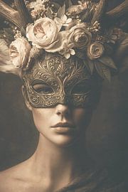 Blumenmaske