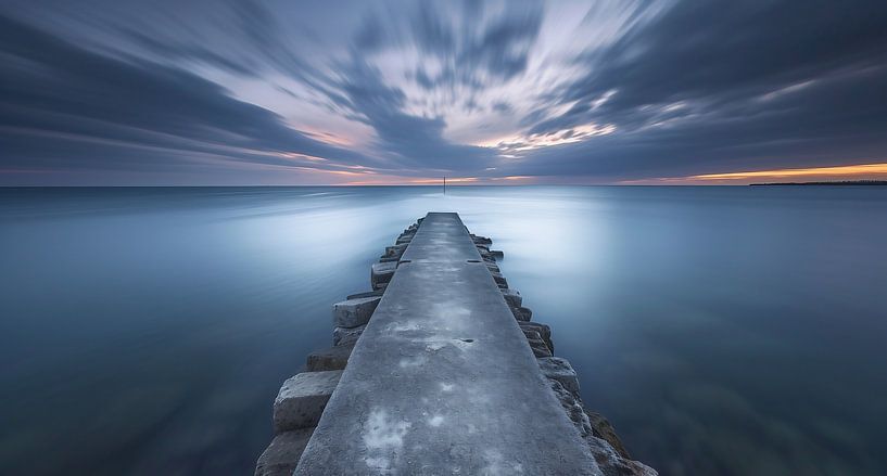 Blick über den See von fernlichtsicht