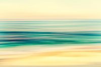 Van goud naar groen kustabstract