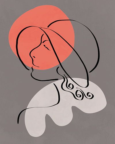 In de winter avondzon