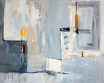 Abstract minimalistisch design van Abstract Schilderij
