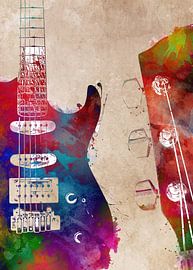 Guitar 28 music art #guitar #music by JBJart Justyna Jaszke
