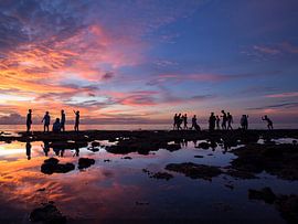Fröhlicher Sonnenuntergang von Dicky Boele