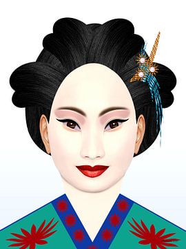 Geisha 2021 van Ton van Hummel (Alias HUVANTO)