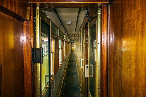 Standstill on the train of time - Abandoned railway carriage