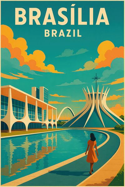 Brasília Brasilia by Poster Art Shop