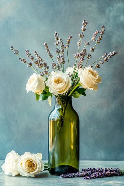 Composition florale Vase par Poster Art Shop