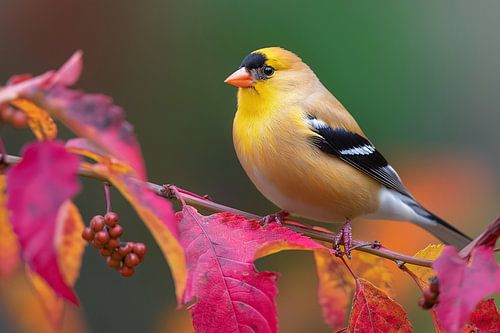 Goudvink (Spinus tristis)