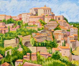 Gordes Provence France sur Antonie van Gelder Beeldend kunstenaar
