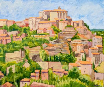 Gordes Provence France van Antonie van Gelder Beeldend kunstenaar