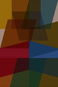 Abstract kubisme Geometrische Vormen van arte factum berlin