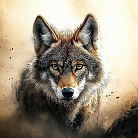 Wolf: The Guardian of the Wilderness by Ralf van de Sand