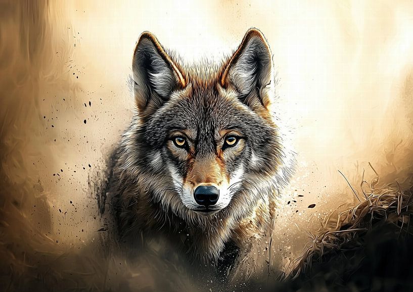 Wolf: The Guardian of the Wilderness by Ralf van de Sand