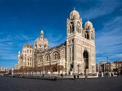 The Major cathedral in Marseille against a blue sky. by Werner Lerooy thumbnail