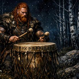 Wikinger-Trommler von Linda de Klein