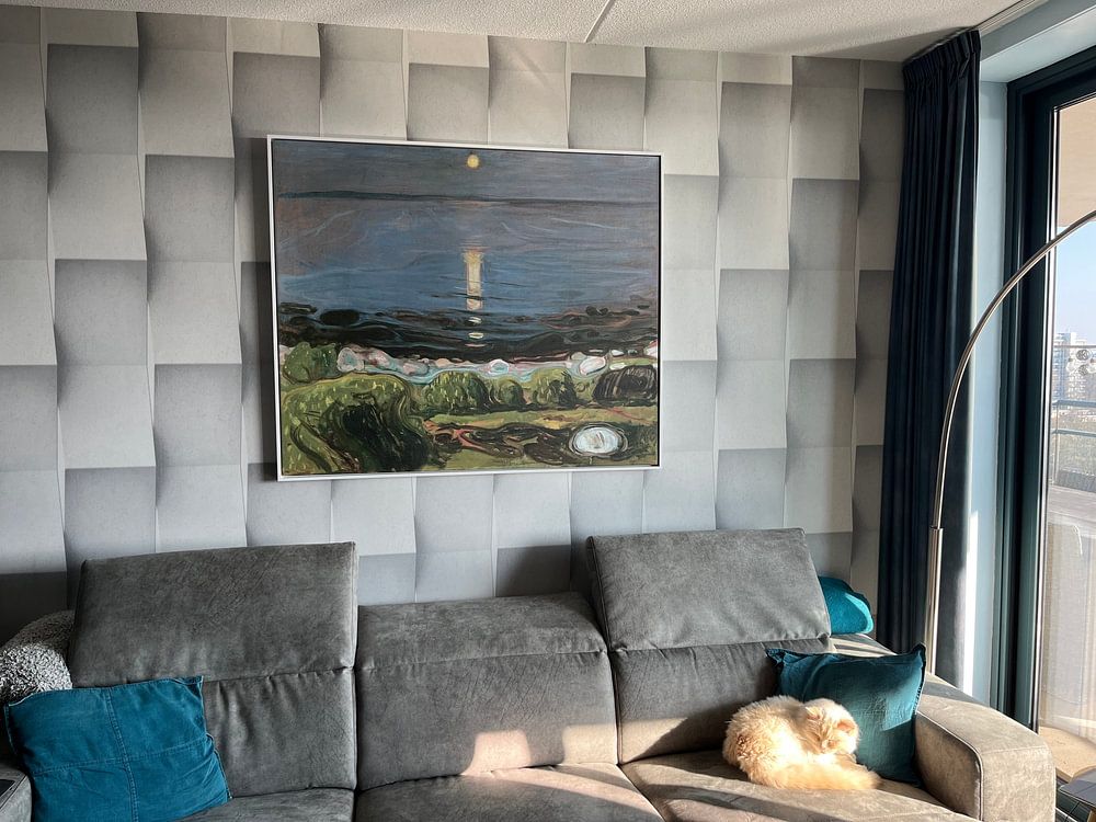 Een zomernacht op het strand, Edvard Munch 