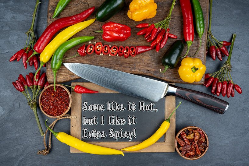 Piments forts et épices - L'art de la cuisine Extra Spicy par Photo Art Thomas Klee
