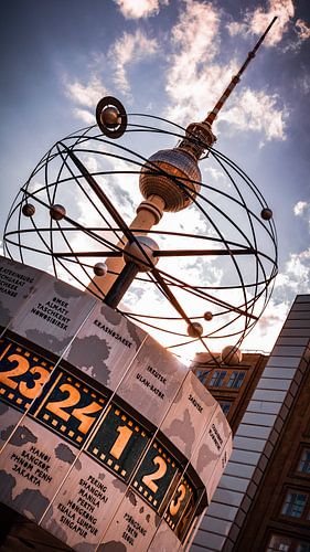Berlin Television Tower and World Clock