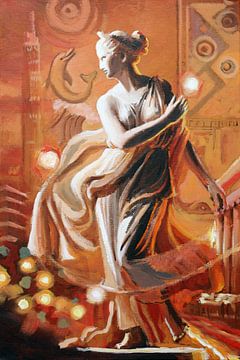 Aphrodite Gemälde von Toon Nagtegaal von Toon Nagtegaal
