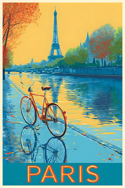 Vintage flair on the banks of the Seine by Skyfall
