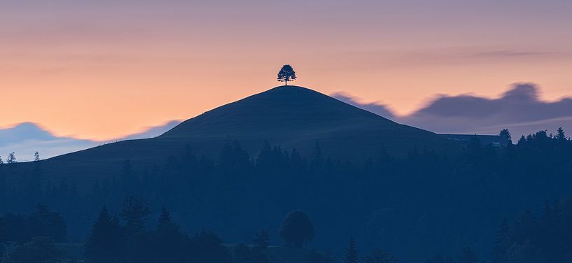 Sonnenaufgang im Emmental, Schweiz von Henk Meijer Photography