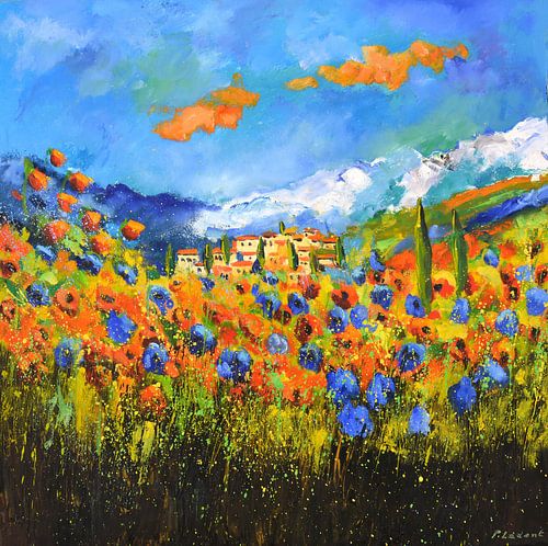 Klaprozen in Toscane