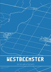 Blueprint | Carte | Westbeemster (Noord-Holland) sur Rezona