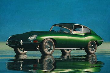 Jaguar E- Type From 1960 by Jan Keteleer