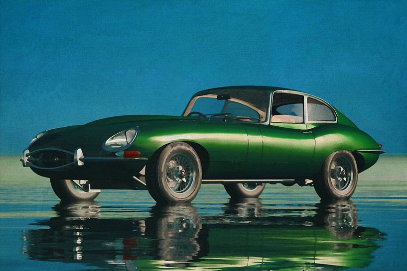Jaguar E- Type uit 1960 van Jan Keteleer