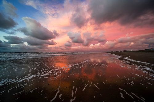 Duin en strand aan de kust van Nederland