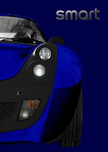 smart Roadster in blue & bleu