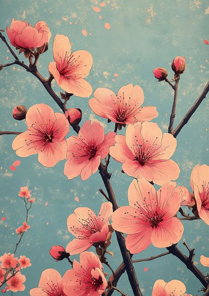Blossoms in the Sky by Lae