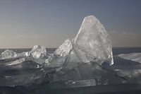 Ijsschotsen in het Markermeer
