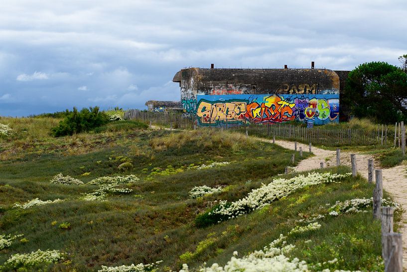 Batterie Herta in Bois-Plage-en-Ré van Youri Mahieu