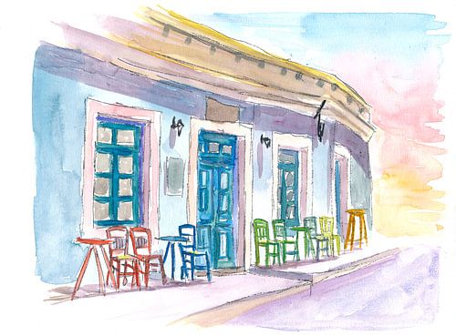 Restaurant Little Harbour Bar im malerischen Griechenland