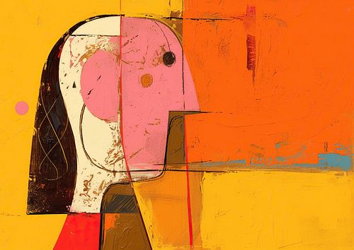 Abstraktes Porträt | Echos der abstrakten Visage