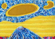 Der blaue Berg von Godelieve Abstracte Kunst Miniaturansicht