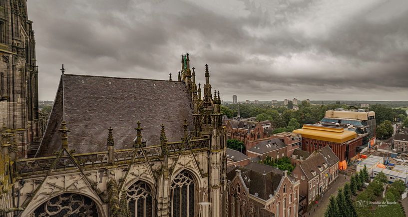 Skyline of DenBosch _ St John's cathedral by Freddie de Roeck