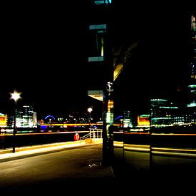 London skyline by night by Stefan van Dongen