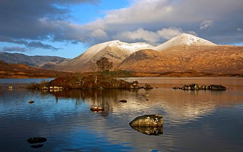 Wintry on the mountains in Lochaber Geopark, Highlands