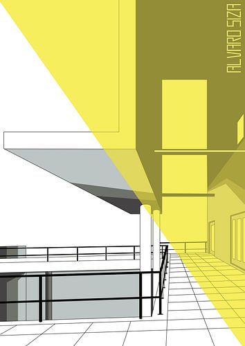 Alvaro Siza 6 - Gelbes Dreieck