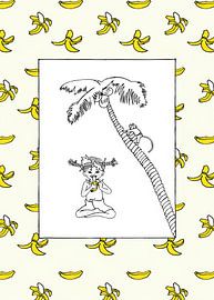 Pippi Eating Bananas by Thomas burnet