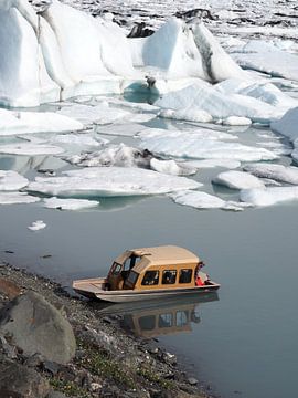Vervoer naar The Knik Glacier - Alaska van Tonny Swinkels