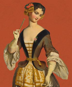 Portrait of a Lady II van Marja van den Hurk