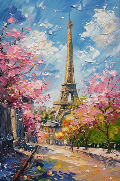 Frühling in Paris von ARTemberaubend
